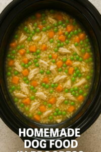 Homemade Dog Food in Progress