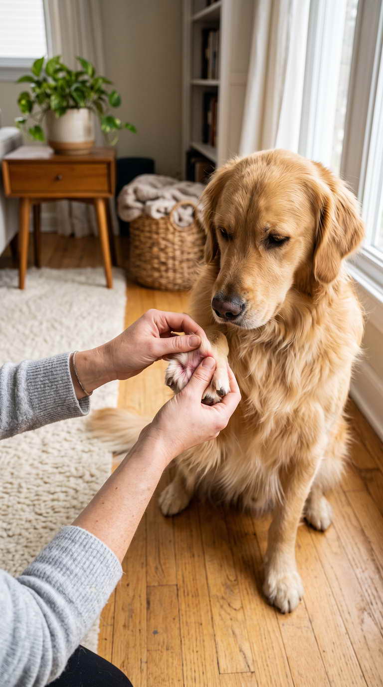 Dog Yeast Infection Paw