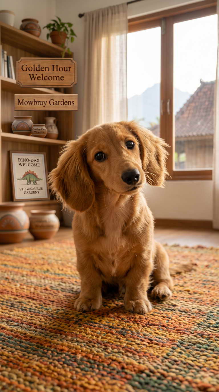 Golden Retriever mix with Dachshund