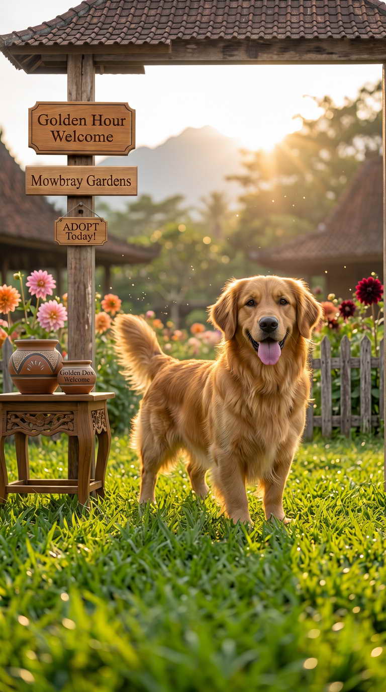 Golden Retriever mix with Dachshund